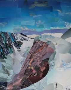 Paysage de montagne, lumière matinale
